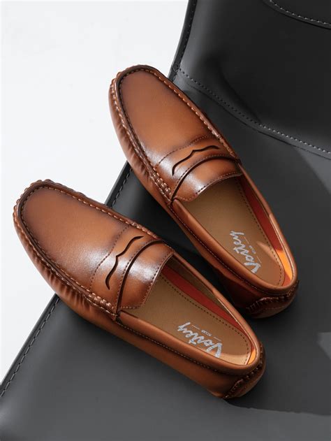 SHOESMALL Men's Loafers Slip On Shoes Loafers Casual Penny Loafers For ...