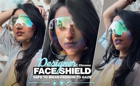 Steelbird Unisex Polycarbonate Washable Face Shield (Gold) : Amazon.in ...