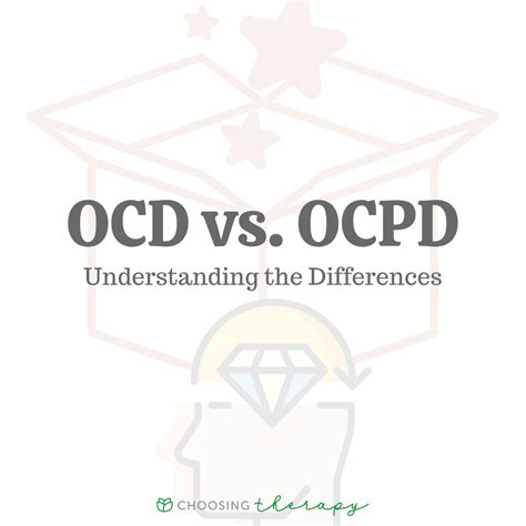 OCD Vs. OCPD: Understanding the Differences
