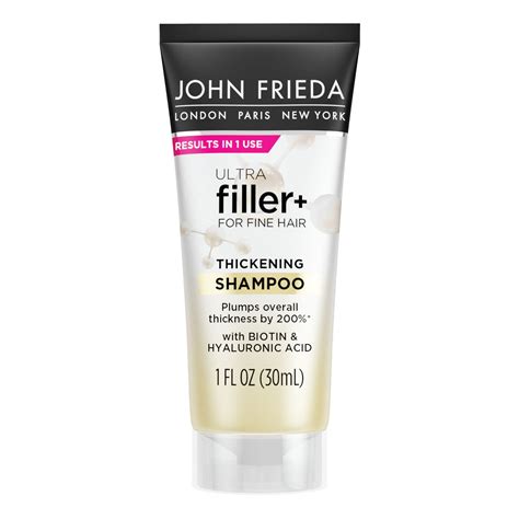 John Frieda ULTRAfiller+ Thickening Shampoo for Fine Hair, Volumizing ...