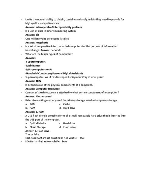 Computer Hardware Questions 的图像结果