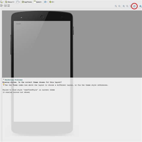 Image result for Android Studio Wrong Position in Design