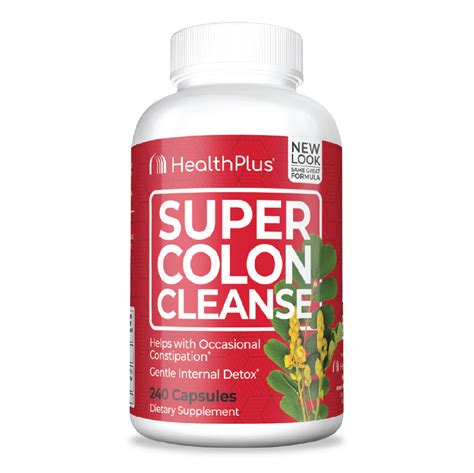 Health Plus Super Colon Cleanse Natural Detox Supplement - Health Plus Inc