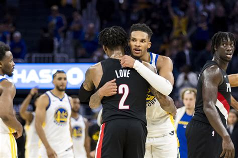 Golden State Warriors vs Portland Trail Blazers Preseason Game ...