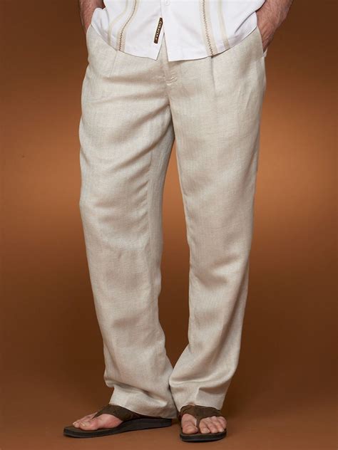 One Pleat Linen Pant | Mens linen pants, Linen drawstring pants, Pants ...
