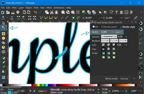 Inkscape Text 的图像结果
