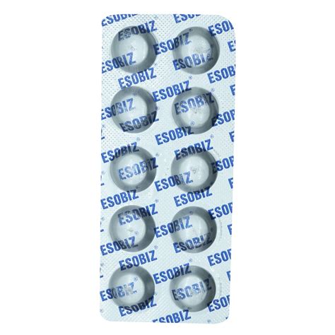 Esobiz 40 mg Tablet 10's Price, Uses, Side Effects, Composition ...
