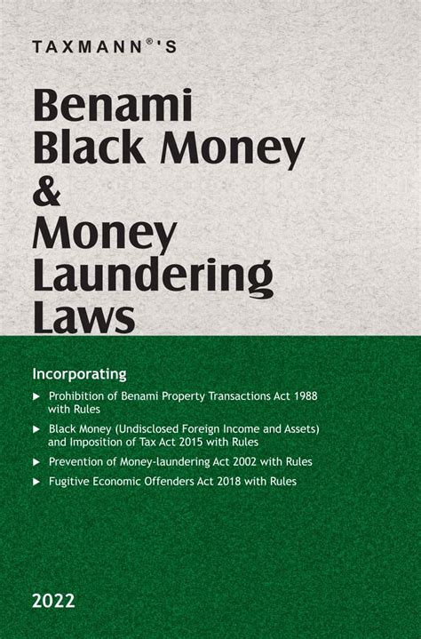 Buy Taxmann's Benami Black Money & Money Laundering Laws – Covering ...