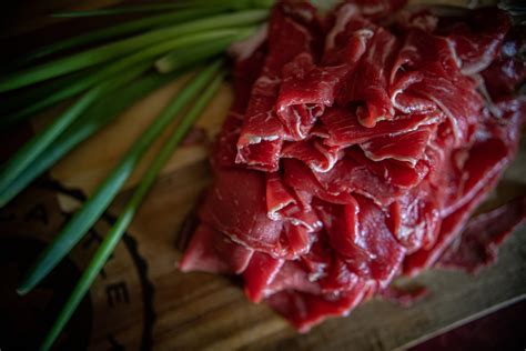 Thin sliced steak - Philly style - Hunter Cattle