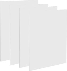 Lakeer A4 PVC Board/White Craft Foam Board (Pack of 4) 5mm - A4 PVC ...