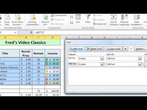 Image result for Excel Sort Icon