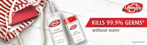 Lifebuoy Germ Protect Alcohol Based Hand Sanitizer 500 ml Bottle, with ...