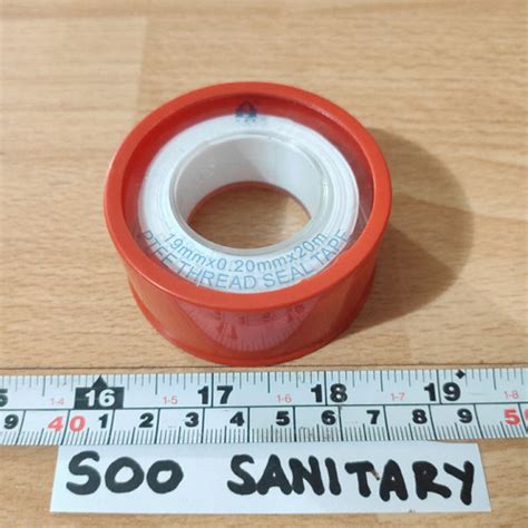Jual Seal Tape Jumbo 3/4" Merah HZX - Solasi Pipa 19mm x 0.20mm x 20m ...
