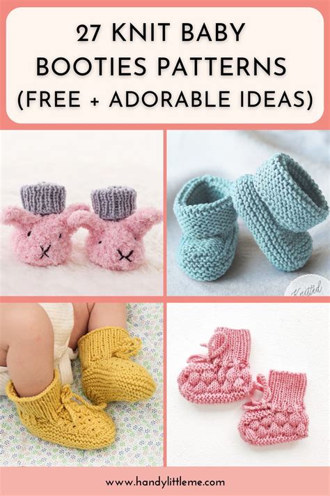 Image result for Baby Booties Knitting Pattern