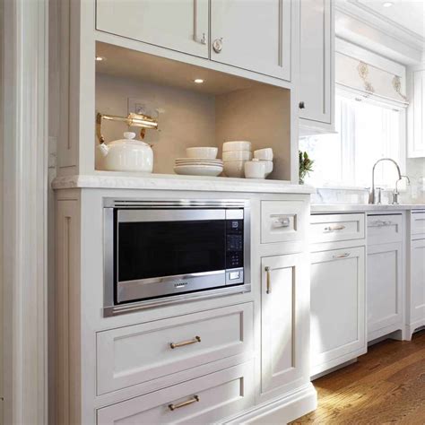 25 Brilliant Built-In Microwave Cabinet Ideas That Make Cooking Easier