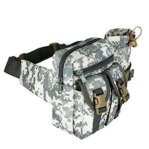 Tactical Military Waist Bag Pouch Haversack Messenger Bag With Bottle ...