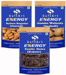 Soft Art Dry fruits combo of Salora Regular,Walnut in Shell,Khajoor ...