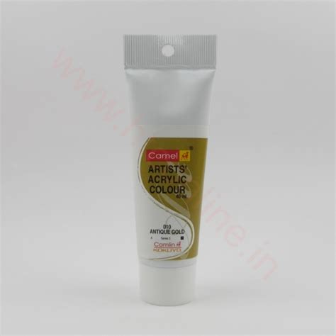 htconline.in| Camlin Artist Acrylic Colour 40ml SR3 Antique Gold ...