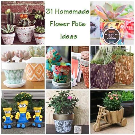 Image result for Homemade Flower Containers