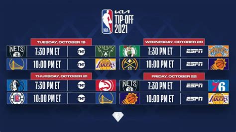 NBA赛程直播时间表10月22日 2022年nba常规赛今天赛事安排表最新-闽南网