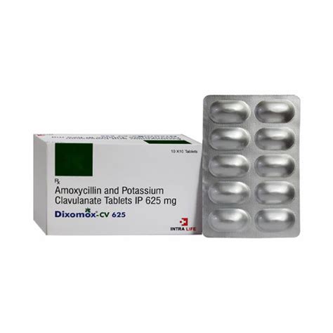 DIXOMOX-CV 625 Tablets INTRA LIFE