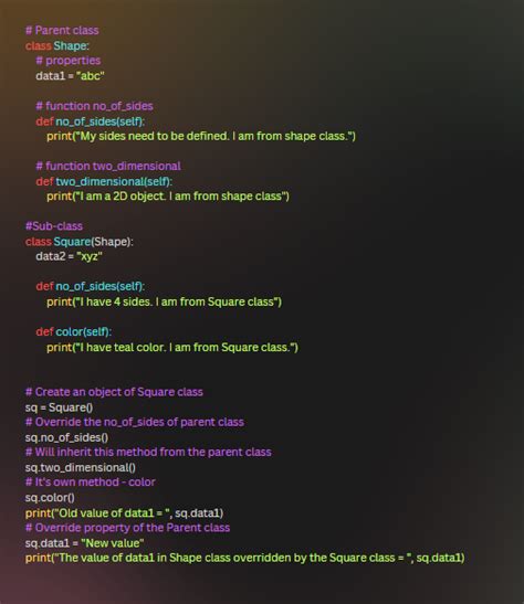Image result for Method Overrding Python