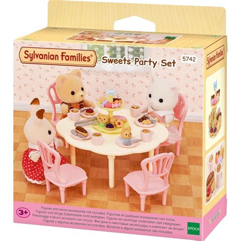 Epoch sylvanian families - sweets party set - dollhouse playsets 5742 | Toys-shop.gr