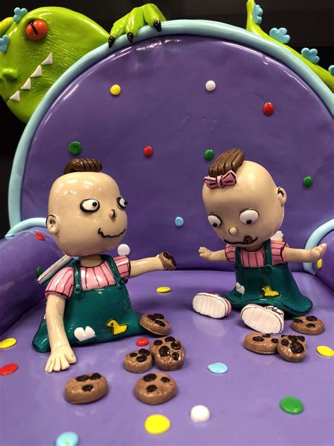 Rugrats | Rugrats, Fondant cake toppers, Rugrats twins