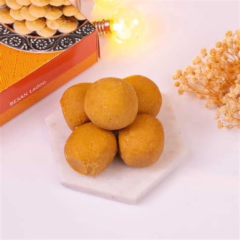 Besan Ladoo 200gms - Buy Online | Sweet Indian Dessert – Giftech Global
