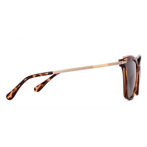 Buy Gold Brown Tortoise Brown Gradient Full Rim Cat Eye Vincent Chase ...