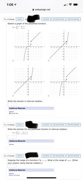 Image result for WebAssign How to Graph