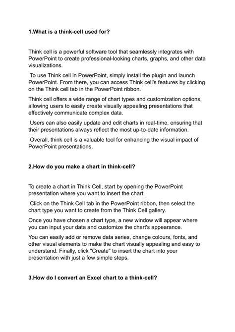 Image result for Think Cell Tutorial