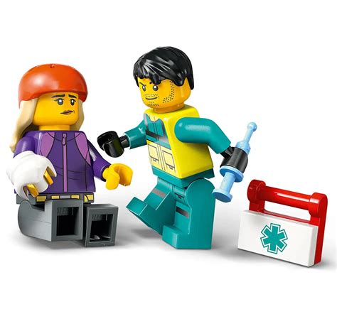 Buy LEGO City Emergency Ambulance Toy Truck Building Set 60451 Building ...