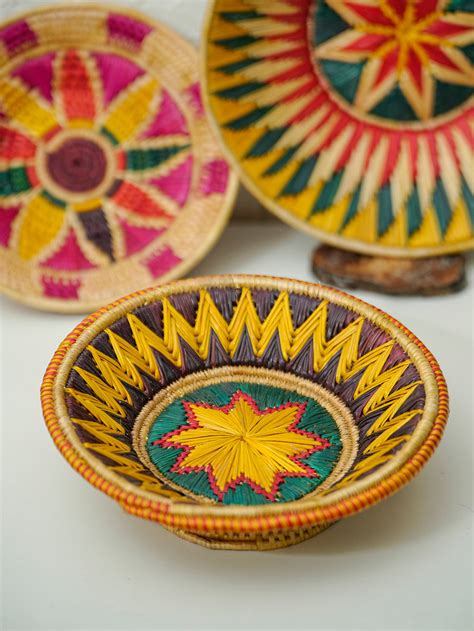 Sikki Multicolour Grass Basket – Punarnawa Soul of Artistry
