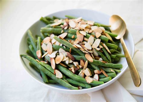 Lemon Green Bean Almondine - the food poet