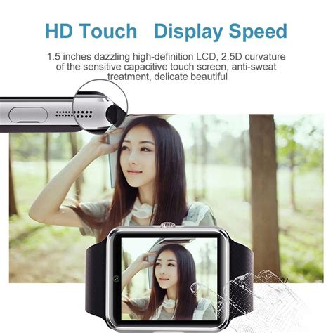 Evershop Bluetooth Android Smart Watch + SIM Card Slot Smartwatch for Android - Jewelry & Watches