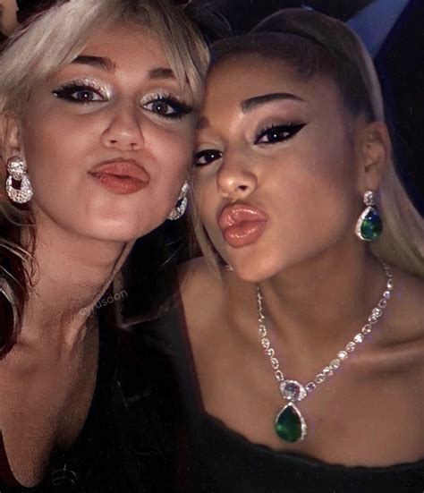 Miley Cyrus And Ariana Grande Together