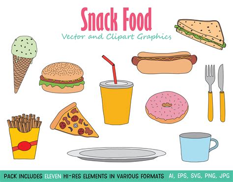 Kids Snack Clip Art