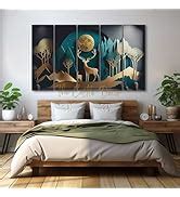 The Castle Decor Radha Krishna Wall Painting for Living Room Big Size ...