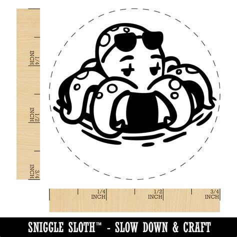 Octopus Inflatable Swim Tube Vacation Relaxing Chilling Self-Inking ...