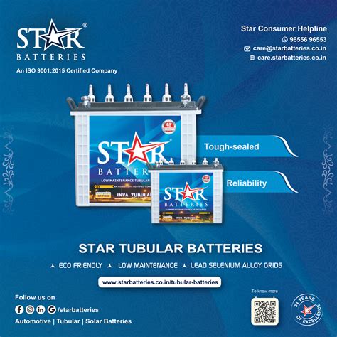 Tubular Batteries | Star Batteries