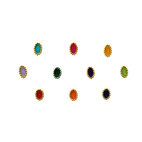 Comet Busters Beautiful Multicolored Bindi (5mm) (BIN122)