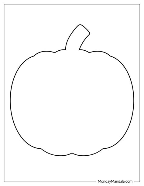Simple Pumpkin Outline