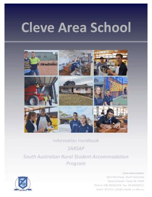 Fillable Online cleveas sa edu SARSAPINFORMATION HANDBOOK - Cleve Area ...