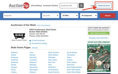Auctionzip.com Calendar