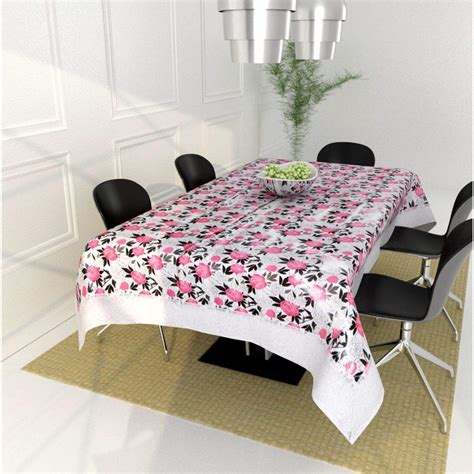 Loomtex Home Décor Non Woven Multi Flower Design Laminated Print Table ...