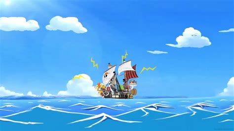 Thousand Sunny Ship In The Sea One Piece Live Wallpaper - MoeWalls