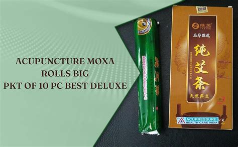 ACi Acupuncture Moxa Rolls Big Pkt of 10 Pc Best Deluxe : Amazon.in ...