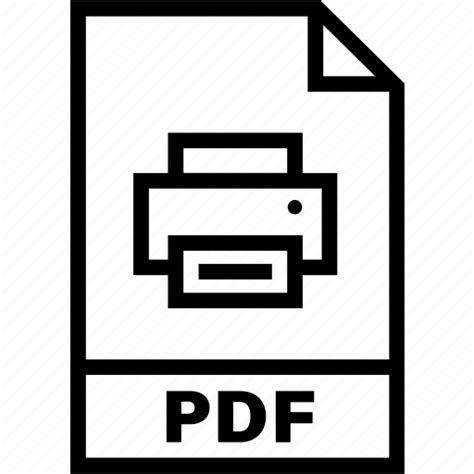 Image result for PDF Print Icon