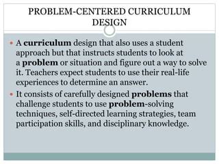 Image result for Example of Curriculum Design
